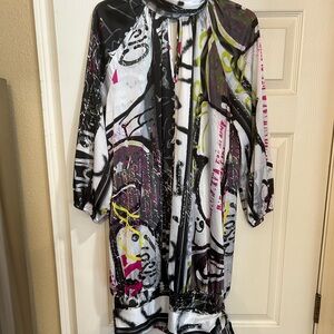 GABRIELLE UNION New York and Company Bubble Hem Dress